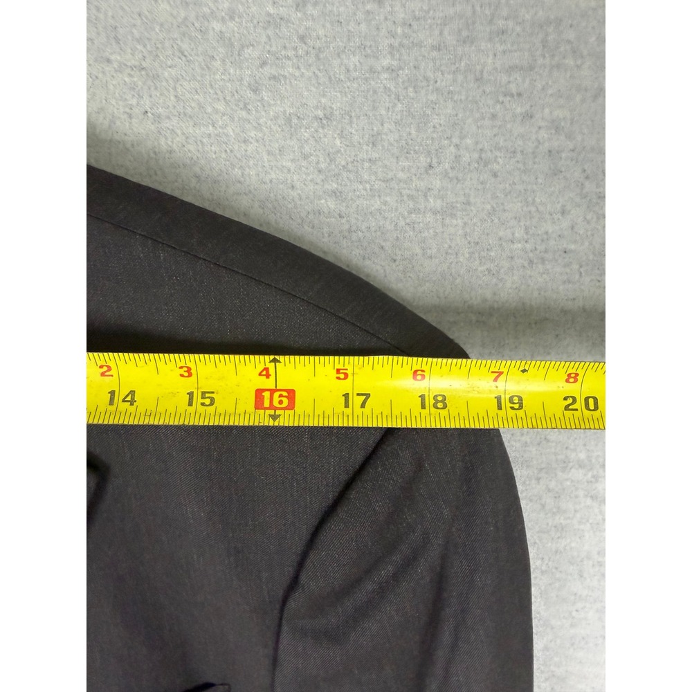 Brooks Brothers 1818 Madison Blazer 42L Mens Charcoal Gray 100% Wool Italy Sport - Picture 6 of 9